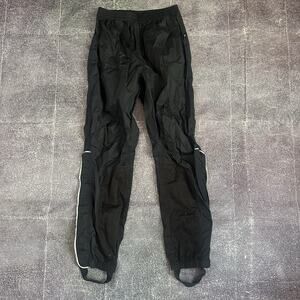 Men's Harley Davidson Full Speed Waterproof Black 3M Gray Windbreaker Pants Sz S
